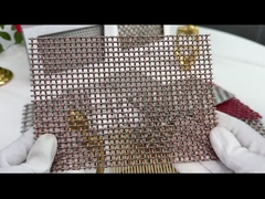 Płytki przegrody Tkanie miedziane ze stali nierdzewnej Wiązka drukowana 4×8m Do mebli