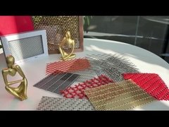 Trwałe PVDF Woven Wire Mesh Panels Cladding Enclosures Odporne na warunki pogodowe