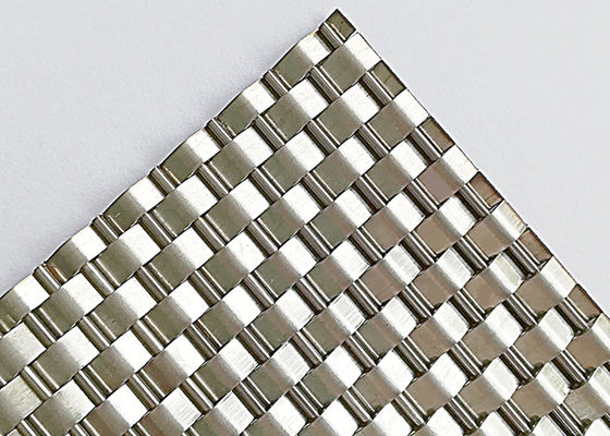 Tkana architektoniczna siatka druciana ze stali nierdzewnej 4,0 mm do dekoracji windy
