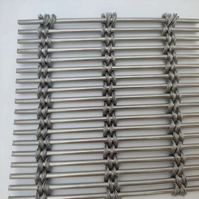 Wnętrze metalowe Wyrób metalowy z sieci z stali nierdzewnej Prężnica 0,025-2 mm