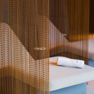 Moskitiera łańcuchowa aluminiowa o rozmiarze ogniwa 12x24mm z 60% otwartą powierzchnią i średnicą drutu 1,2mm dla skutecznej kontroli much