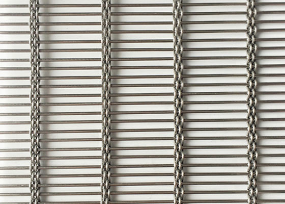 SS Natural Color Plain Weave Metalowe szafki i schody dekoracyjne do architektonicznej siatki drucianej
