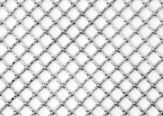 3 × 6m SGS Lock Crimp Wire Mesh Square Tkana siatka metalowa ze stali nierdzewnej