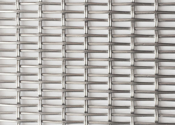 4,2 mm Knitting Lock Crimp Wire Mesh Szafka Dekoracyjne ścianki działowe Fasada