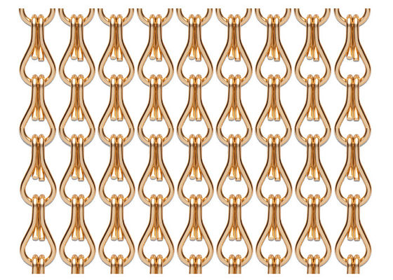 100 * 200 cm Ozdobny łańcuszek do drzwi Moskitiera Kolor moreli 20,4 mm Hak