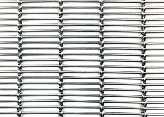 Ss316l Woven Wire Cable Architektoniczna rozszerzona siatka metalowa do elewacji