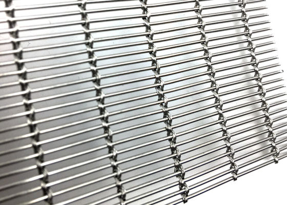Ss316l Woven Wire Cable Architektoniczna rozszerzona siatka metalowa do elewacji