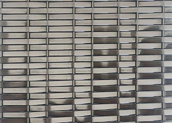 Architektura siatki stalowej 3,6 mm w kolorze czarnym Ss304 do paneli dekoracyjnych