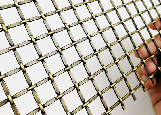 3,0 m x 1,5 m tkana karbowana architektoniczna metalowa siatka dekoracyjna wstawka szafki
