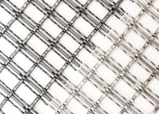 4,4 mm, czarny, architektoniczny, tkany panel z siatki drucianej, dekoracyjny metal