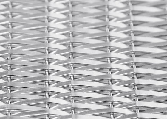 Sztywne tkane panele z siatki drucianej ze stali nierdzewnej 4,8 mm do okładzin wind