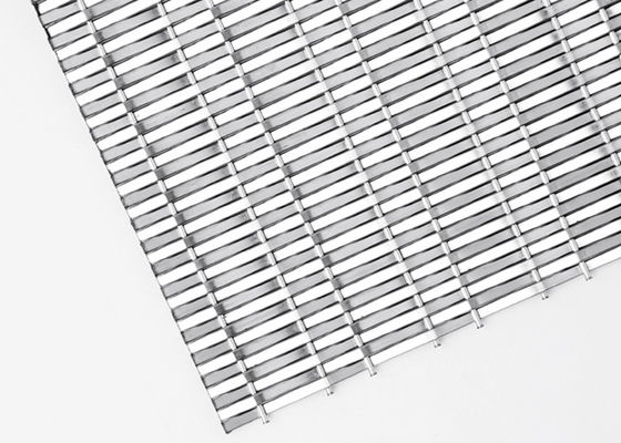 Sztywne tkane panele z siatki drucianej ze stali nierdzewnej 4,8 mm do okładzin wind