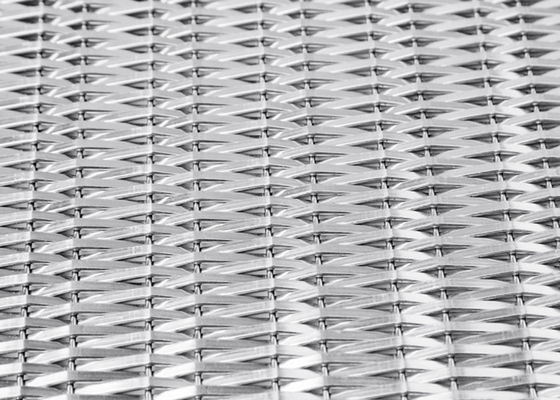 Sztywne tkane panele z siatki drucianej ze stali nierdzewnej 4,8 mm do okładzin wind