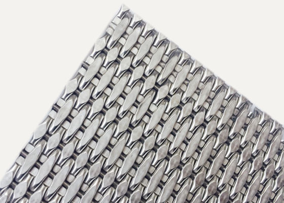 SS304 SS316 Okładzina metalowa siatka o grubości 3,5 mm Dekoracyjna pleciona siatka