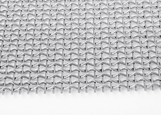 Zwykły splot architektoniczny Elastyczna metalowa tkanina siatkowa SS304 do okładek kolumn
