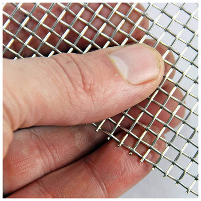 Pvc powlekany 0,5 mm Dia Lock Crimp Wire Mesh Stal nierdzewna