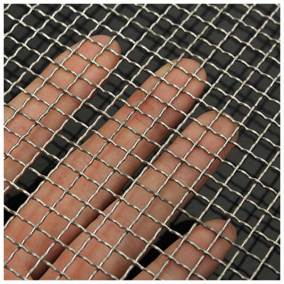 Pvc powlekany 0,5 mm Dia Lock Crimp Wire Mesh Stal nierdzewna