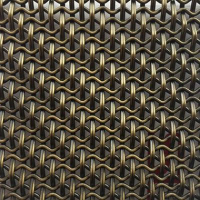 Z galwanizowanej stali Woven Metal Panels 0,5 mm-6 mm Wire Diameter