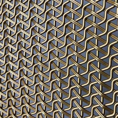 Z galwanizowanej stali Woven Metal Panels 0,5 mm-6 mm Wire Diameter