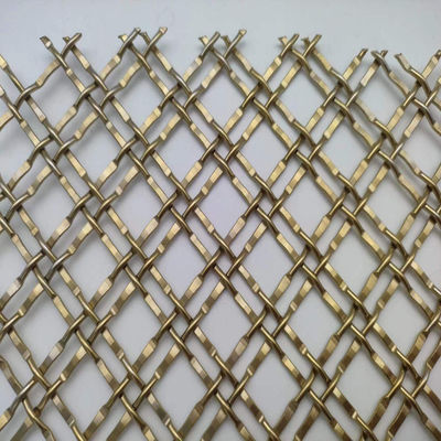 400 Mesh Pvd Gold Dekoracyjna sieć metalowa do zastosowań komercyjnych