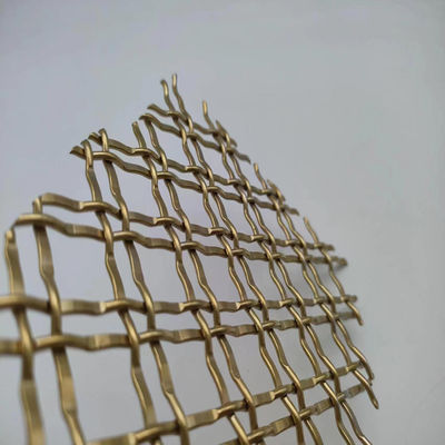 400 Mesh Pvd Gold Dekoracyjna sieć metalowa do zastosowań komercyjnych