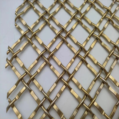 400 Mesh Pvd Gold Dekoracyjna sieć metalowa do zastosowań komercyjnych