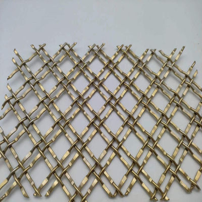 400 Mesh Pvd Gold Dekoracyjna sieć metalowa do zastosowań komercyjnych