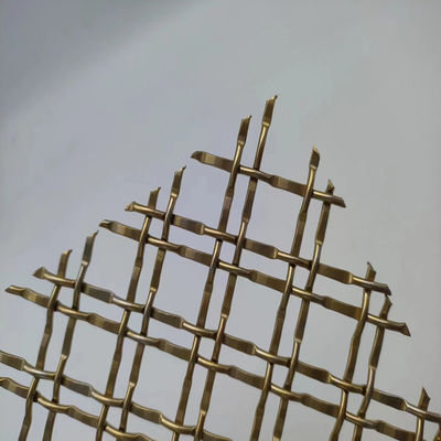 400 Mesh Pvd Gold Dekoracyjna sieć metalowa do zastosowań komercyjnych