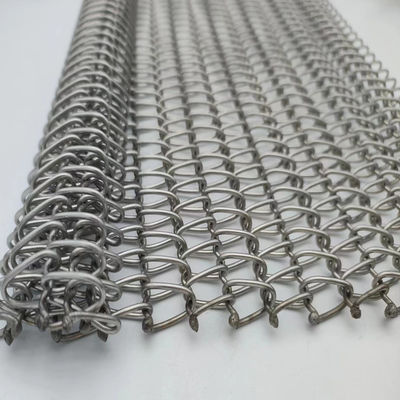 Wzajemnie połączona sieć drutu spiralnego Rozmiar 2mm-20mm Kolor nierdzewny