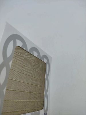 00,6 mm grubości szkło laminowane metalowe siatki dekoracyjne dla przemysłu
