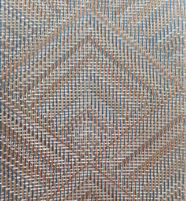 00,8 mm grubości Laminated Mesh Glass Pvdf Coating dla przemysłu
