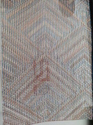00,8 mm grubości Laminated Mesh Glass Pvdf Coating dla przemysłu