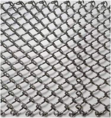 Miedź wypolerowana wykończenie architektoniczne rozszerzona sieć metalowa z twill stylu tkaniny