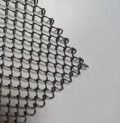 Miedź wypolerowana wykończenie architektoniczne rozszerzona sieć metalowa z twill stylu tkaniny