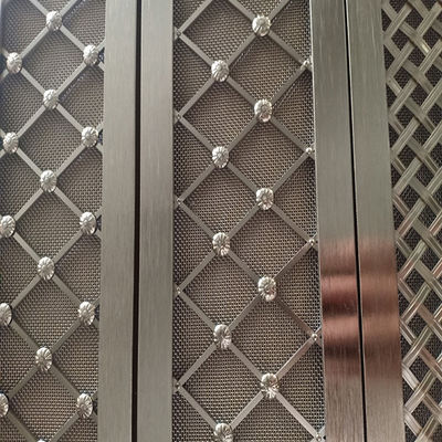 Polerowana sieć twill weave dekoracyjna sieć sieciowa grille przyjazne dla środowiska