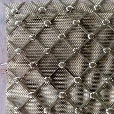 Polerowana sieć twill weave dekoracyjna sieć sieciowa grille przyjazne dla środowiska