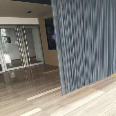 Aluminium Metalowe Wlewy Drapery Niestandardowe Srebro Złoto Brąz Kolor 5mm Otwór