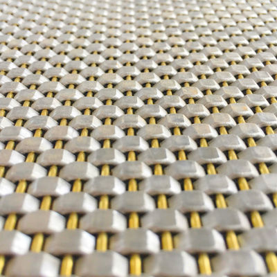 Prężnica drutu 0,8 mm 2,0 mm Panel sieci ze stali nierdzewnej Plain Weave For Cover Wall