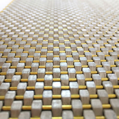 Prężnica drutu 0,8 mm 2,0 mm Panel sieci ze stali nierdzewnej Plain Weave For Cover Wall