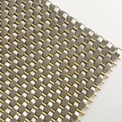 Prężnica drutu 0,8 mm 2,0 mm Panel sieci ze stali nierdzewnej Plain Weave For Cover Wall