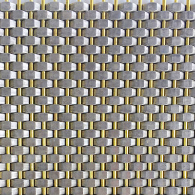 Prężnica drutu 0,8 mm 2,0 mm Panel sieci ze stali nierdzewnej Plain Weave For Cover Wall