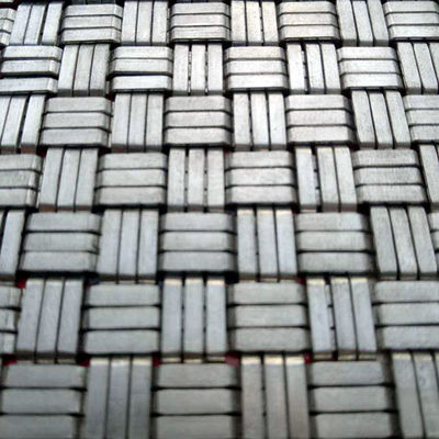 Płytka tkanina architektoniczna Panel sieciowy Prężnica drutu 0,8 mm 2,0 mm