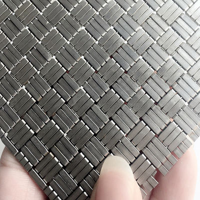 Płytka tkanina architektoniczna Panel sieciowy Prężnica drutu 0,8 mm 2,0 mm