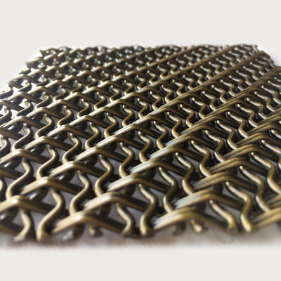 Typ tkaniny Holenderska tkanina dekoracyjna Woven Wire Mesh Rozmiar 2mm-100mm Trwałe