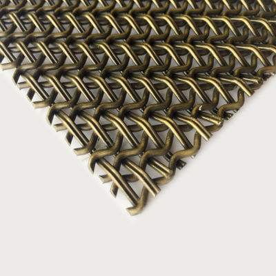 Typ tkaniny Holenderska tkanina dekoracyjna Woven Wire Mesh Rozmiar 2mm-100mm Trwałe