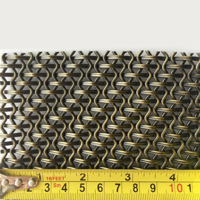 Typ tkaniny Holenderska tkanina dekoracyjna Woven Wire Mesh Rozmiar 2mm-100mm Trwałe
