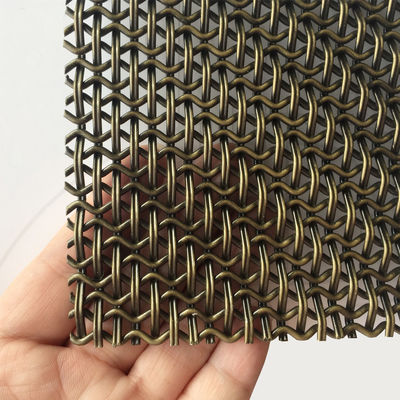 Typ tkaniny Holenderska tkanina dekoracyjna Woven Wire Mesh Rozmiar 2mm-100mm Trwałe