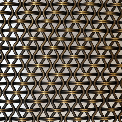 Typ tkaniny Holenderska tkanina dekoracyjna Woven Wire Mesh Rozmiar 2mm-100mm Trwałe