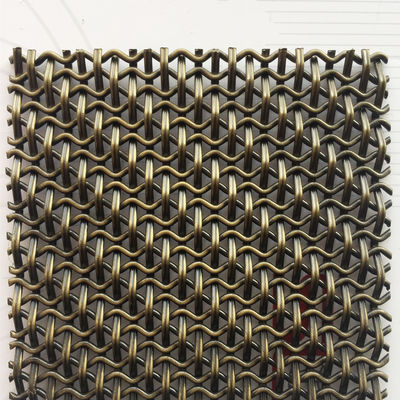 Typ tkaniny Holenderska tkanina dekoracyjna Woven Wire Mesh Rozmiar 2mm-100mm Trwałe