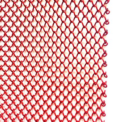 Zindywidualizowana draperia metalowa 1,1 kg/m2 Waga i wielkość otworu dostosowane do wydajności